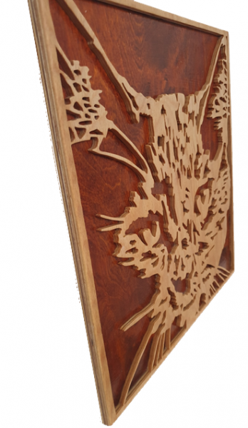 Wandbild Katze Portrait